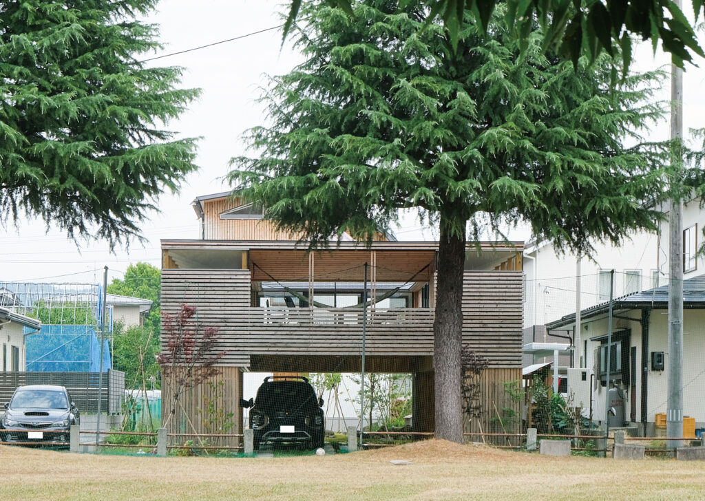 使えない”を疑う。〈東根の家Ⅱ〉に見る、屋久島地杉B材の可能性 使えない”を疑う。〈東根の家Ⅱ〉に見る、屋久島地杉B材の可能性
